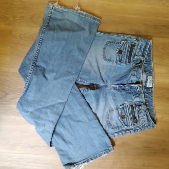 Aeropostale Hailey Skinny Flare Jeans, sz 1/2 reg - Picture 5 of 6